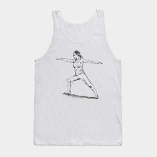 Yoga Pose Warrior Tank Top